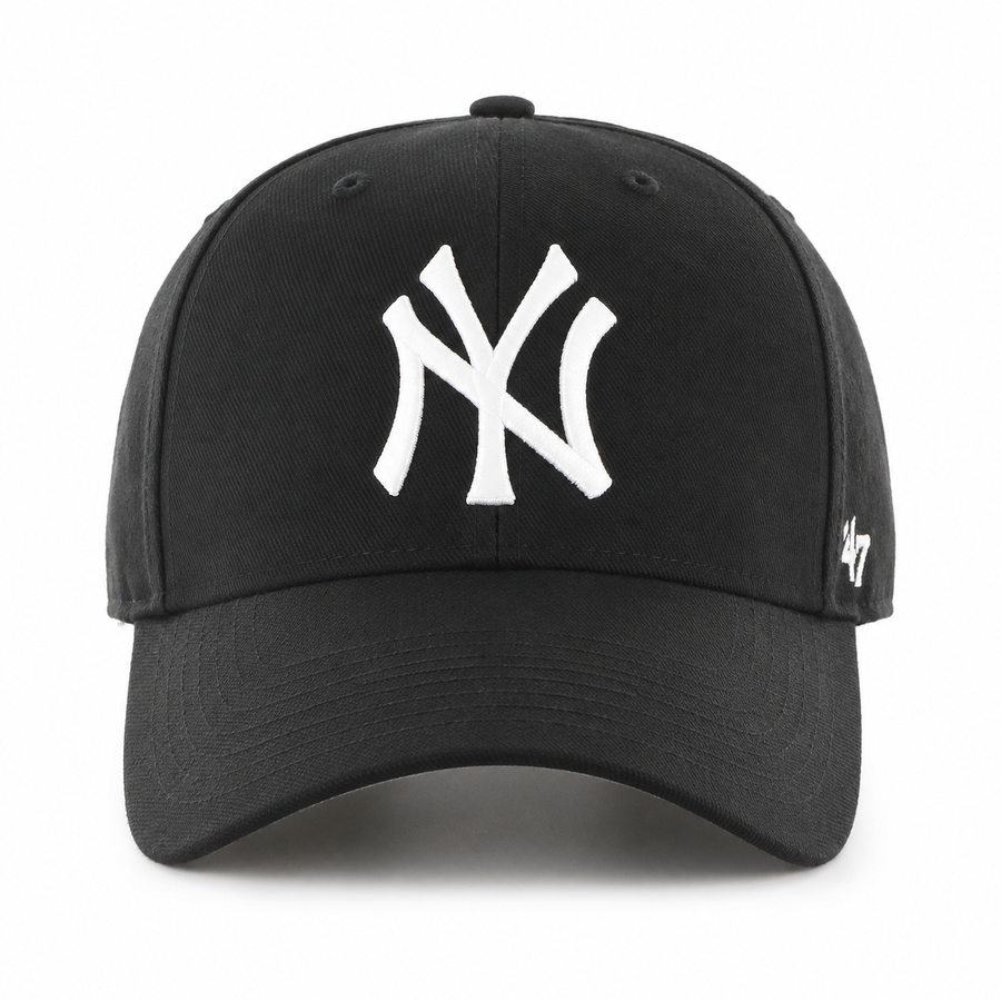 47 Brand New York Yankees MVP Cap in Black/White