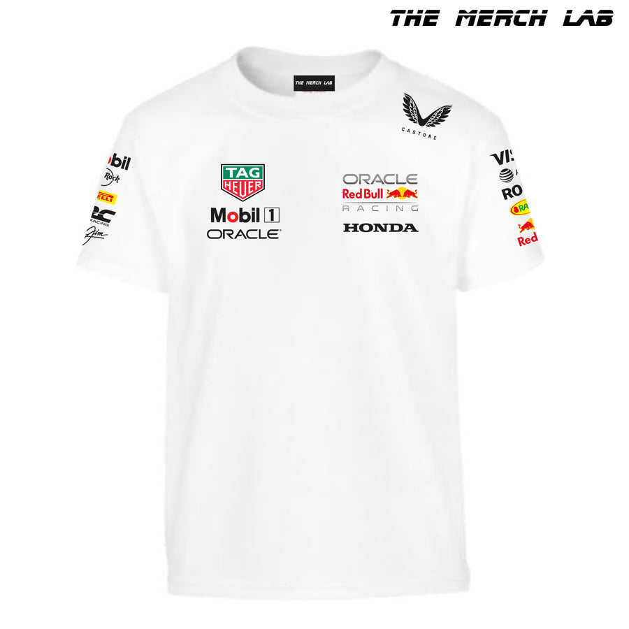 RedBull 2025 Cotton White T-Shirt