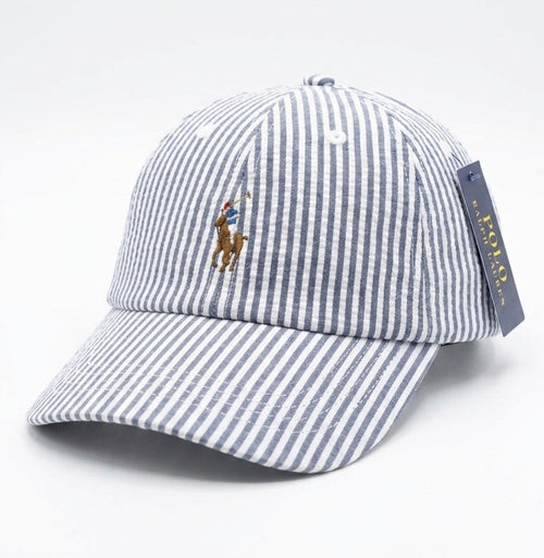 Polo Ralph Lauren Striped Seersucker Cap
