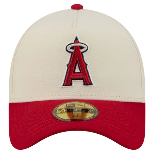 New EraA-Frame Los Angeles Angels "Two-Tone Cream/Red"