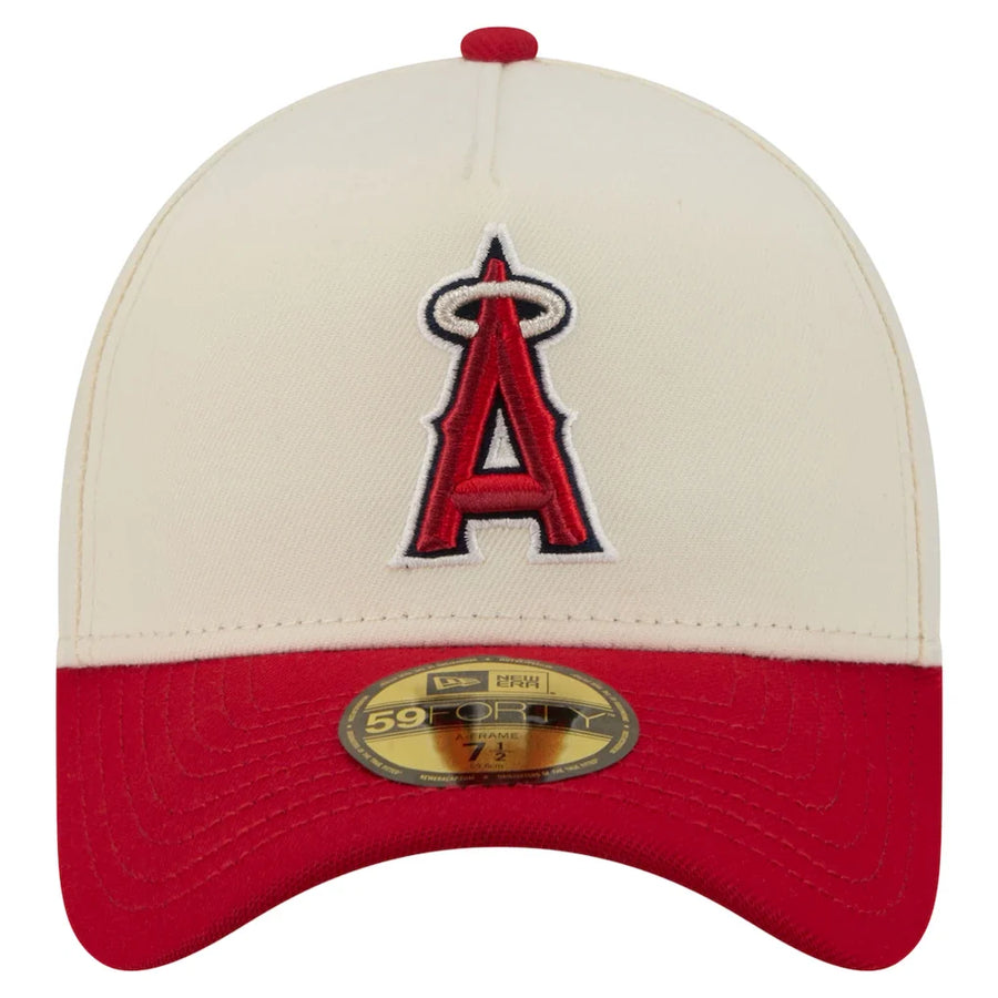 New EraA-Frame Los Angeles Angels "Two-Tone Cream/Red"