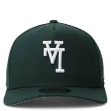 New Era 9FORTY A-Frame Los Angeles Dodgers "Upside Down Logo" Dark Green Snapback Cap