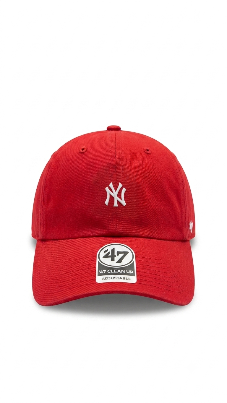 47 New York Yankees Small Logo Clean Up Cap (Red)