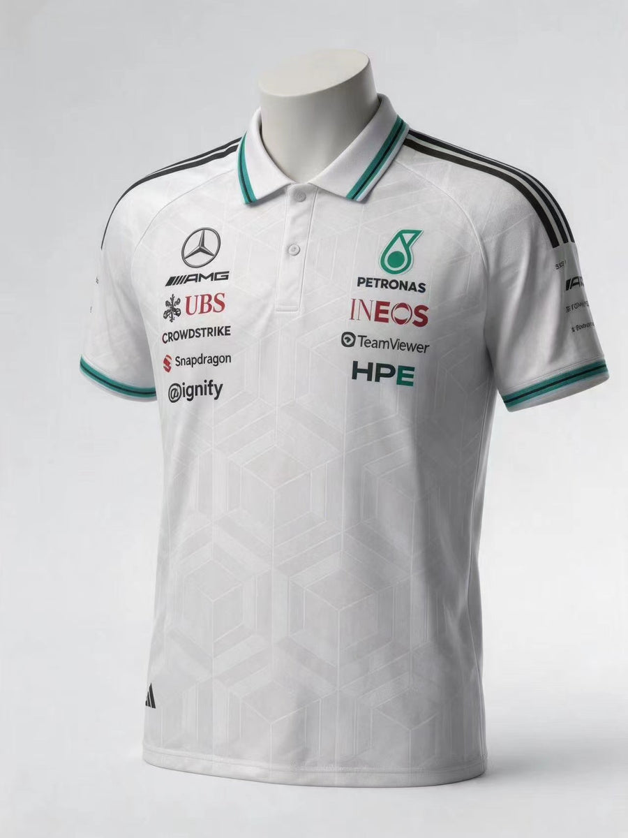 Mercedes 2026 White Team Polo
